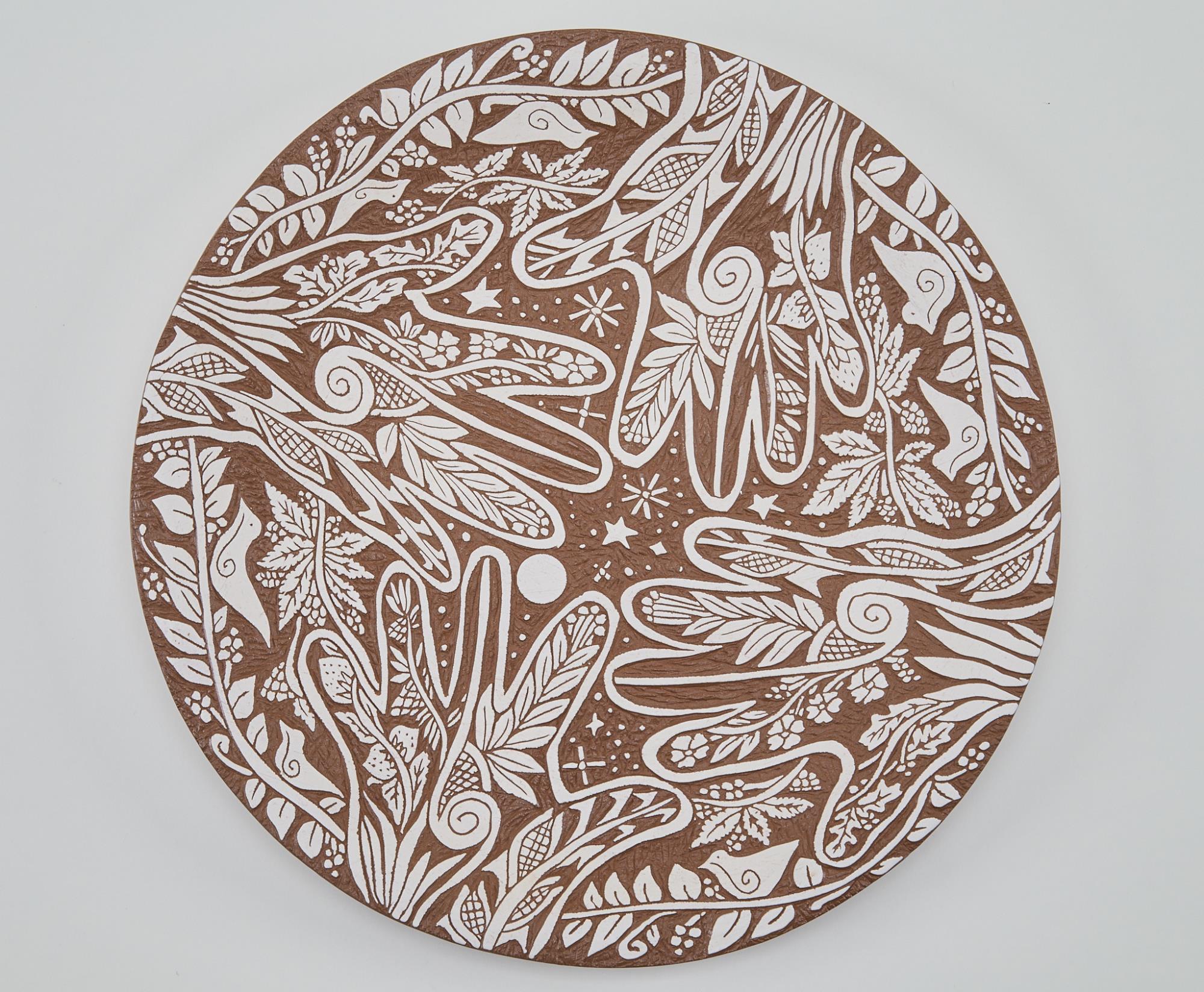 Artwork by Senora Lynch (Haliwa-Saponi), "Your Hands Can Heal."Â 