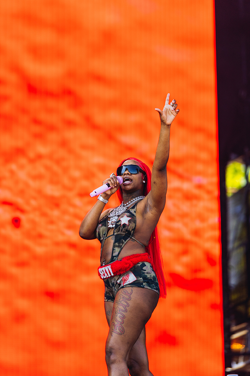 Sexyy Red performs at Dreamville 2024