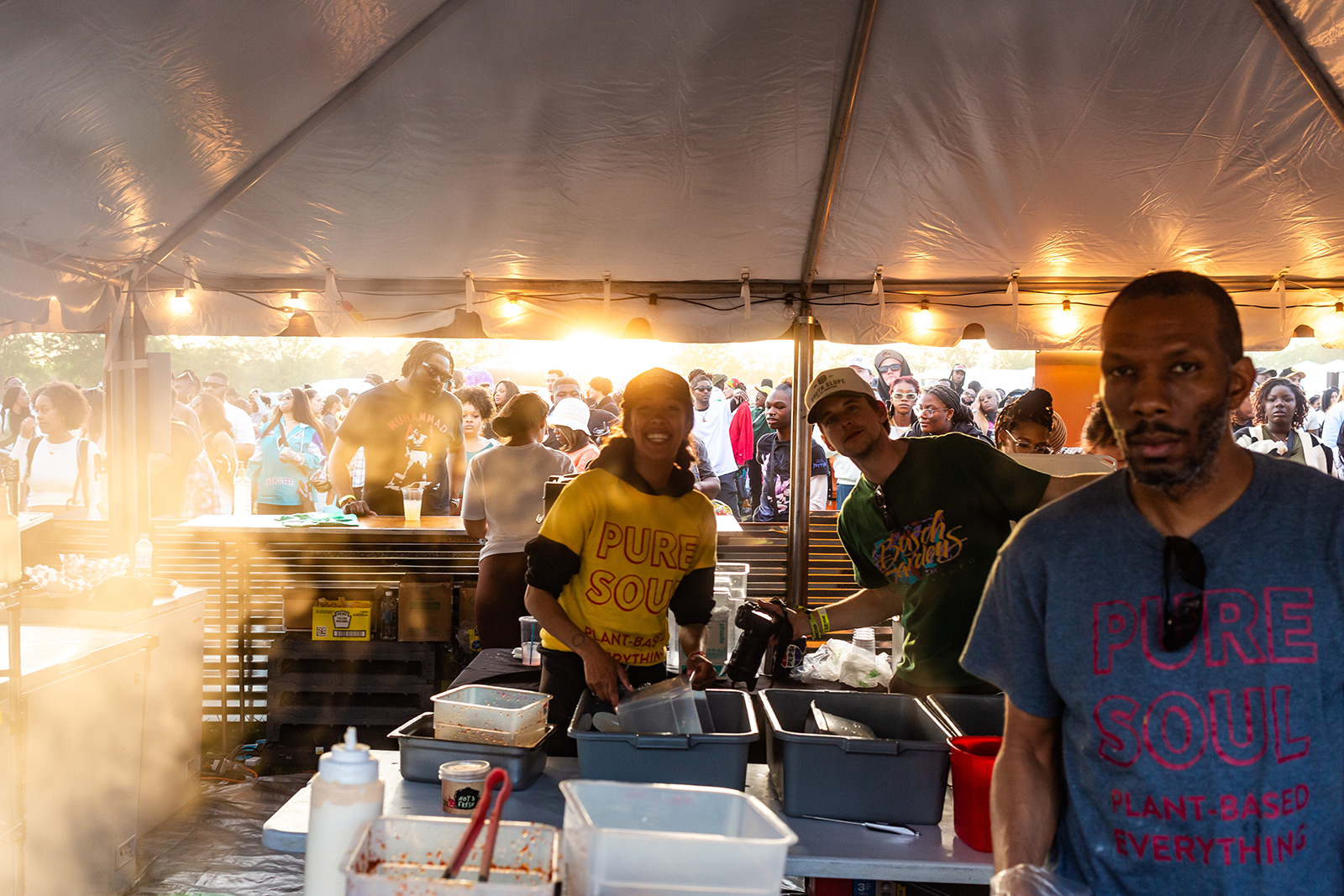 Dreamville Festival attendees dish up at Pure Soul Vegan Food