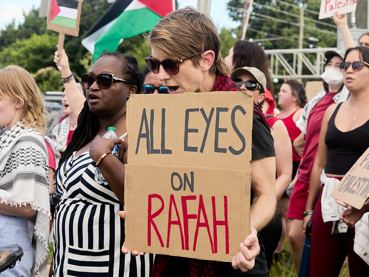 Pro-Palestine protest disrupts traffic in Durham - Vimarsana News
