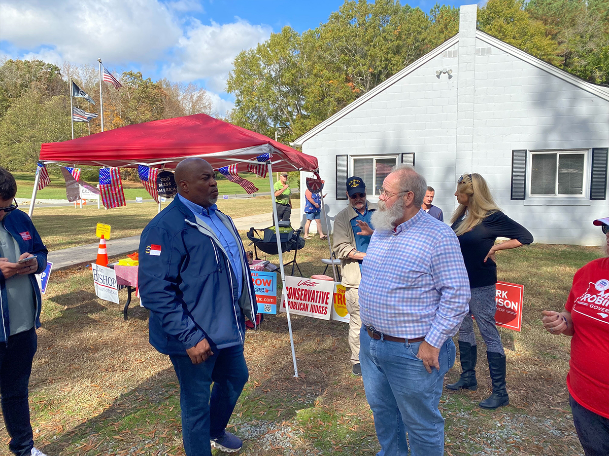 Mark Robinson Spends Election Day and Night in the Triangle—Sanguine, Defiant, and Looking to the Future