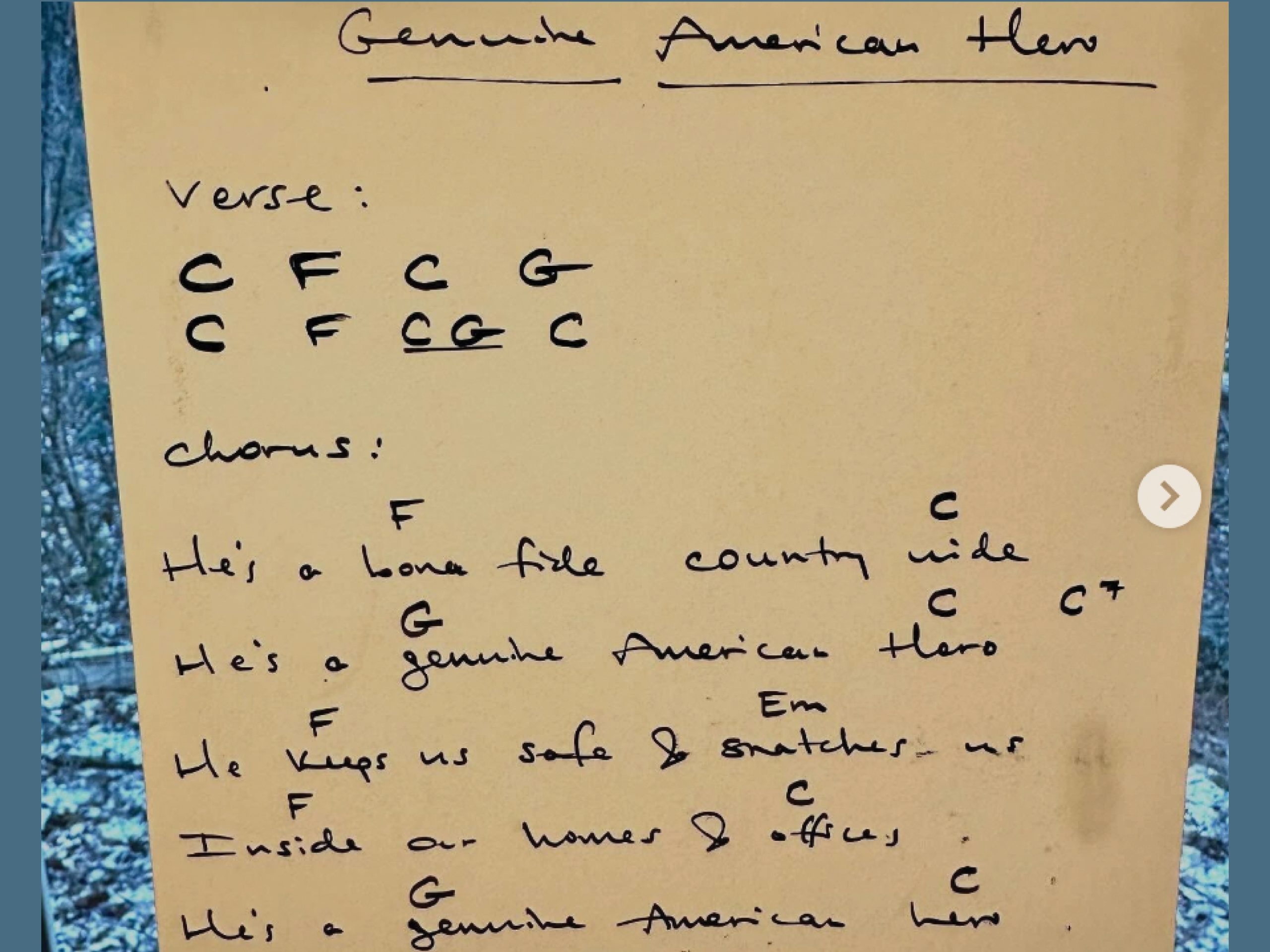 ‘What’s Good for the Goose is Good for the Propagander’: A Pittsboro Musician’s Song Meets the Moment